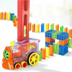 Конструктор іграшка-поїзд доміно, DOMINO Happy Truck sciries COLORS 60 деталей — фото 3