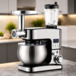 Кухонний комбайн з тістомісом 4500Вт Top Kitchen універсальний кухонний комбайн 3в1