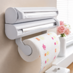 Кухонний диспенсер для плівки, фольги та рушників Kitchen Roll Triple Paper dispenser, тримач — фото 3