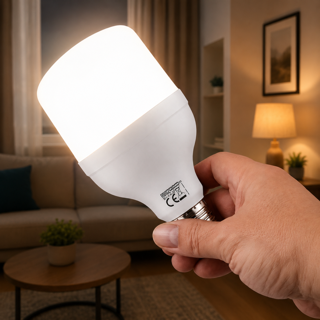 Акумуляторна LED-лампа в патрон AY-915 50 Вт