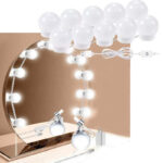 LED лампочки 10 шт для дзеркала 3 режими Mirror lights-meet different живлення USB — фото 3