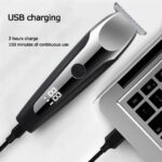 Машинка для стрижки волосся VGR V-059, Професійна бездротова машинка з LED-дисплеєм, тример, 6 — фото 5