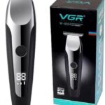 Машинка для стрижки волосся VGR V-059, Професійна бездротова машинка з LED-дисплеєм, тример, 6 — фото 3