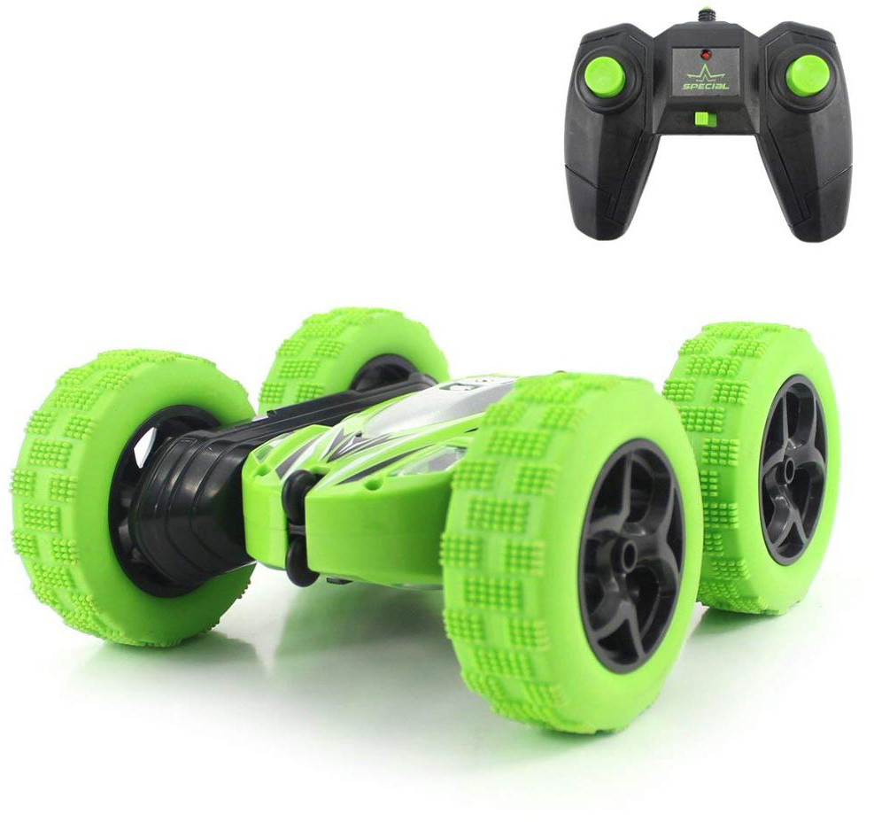 Машинка перевертень всюдихід трюкова на радіокеруванні Ydjia Stunt Car D828 Green