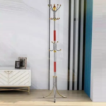 Металева підлогова стійка-вішалка для одягу Coat Rack тренога 16 гачків — фото 4