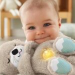 Дихаюча плюшева іграшка видра зі світлом та звуком — фото 2