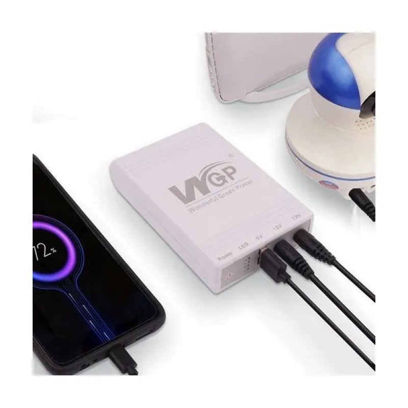 Джерело безперебійного живлення для роутера 10400Mah, USB виходи, DC 5V, 9V, 12V. ДБЖ для