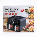 Мультипіч SOKANY SK-10008 на 10 л Аерофритниця з таймером та терморегулятором, Аерогриль — фото 6