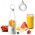 Міні блендер Mini juice для смузі, портативний, у формі пляшки, 300 мл. — фото 3