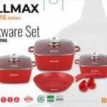 Набір посуду Bellmax Cookware Set BM-132 RED — фото 2