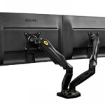 Настільне кріплення для двох моніторів (кронштейн) 17"-30" NB F160 — фото 3