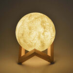 Настільний світильник місяць Magic 3D Moon Light Від Акумулятора — фото 2