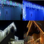 Новорічна гірлянда бахрома 120 led фото 2