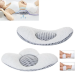 Ортопедична подушка Comfy Curve Сіро синя для сидіння спини хребта — фото 2