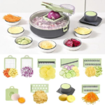 овочерізка з контейнером 9 в 1 Vegetable Cutter