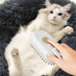 Парова щітка масажер спрей 3 в 1 PET SPRAY MASSAGE BRUSH для вичісування собак та кішок з — фото 2