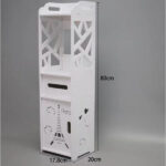 Полиця стелаж пластикова у ванну Етажерка стійка до вологи PK-02 (80cm*15cm*15cm) — фото 3