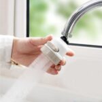 Поворотний аератор-насадка на кран для економії води Homegoods H23 3 режими розпилення, для — фото 6