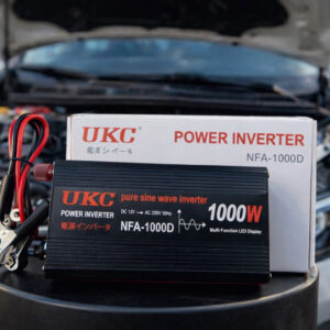 Перетворювач напруги 12V-220V UKC 1000 Вт з чистою синусоїдою / автомобільний інвертор 12 В 220 В з цифровим дисплеєм та USB виходом