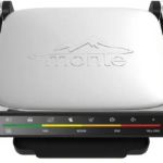 Притискний гриль з антипригарним покриттям MONTE MT-3307 2000W Електричний контактний гриль 4 — фото 2