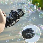 Кулемет автомат для мильних бульбашок BUBBLE GUN BLASTER — фото 2