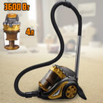 Пилосос Domotec MS 4408 Turbo Brush 3600W жовтий — фото 2