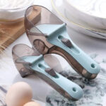 Регульовані пластикові мірні ложки 2 штуки Adjustable measuring spoon — фото 3