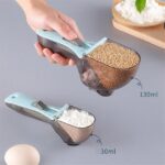 Регульовані пластикові мірні ложки 2 штуки Adjustable measuring spoon — фото 2