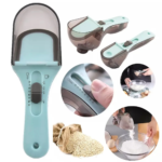 Регульовані пластикові мірні ложки 2 штуки Adjustable measuring spoon — фото 4