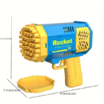 Rocket акумуляторний Пістолет мильних бульбашок синій — фото 4