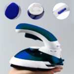 Ручний паровий відпарювач Mini Steam Iron HT-558B - компактна дорожня парова праска зі щіткою — фото 3