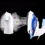 Ручний паровий відпарювач Mini Steam Iron HT-558B - компактна дорожня парова праска зі щіткою — фото 2