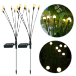 Світильники Світлячок 8 LED вночі
