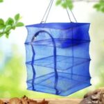 Підвісна сітка для сушіння овочів 35×35×70 см