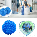 Кульки , м'ячі Dryer Balls для прання білизни Блакитні — фото 6