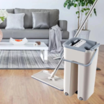 Швабра з відром і самовіджимом 4л Тріумф, Spin Mop Scratch Cleaning 360, швабра ледарка — фото 2