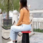 Складаний стілець Telescopic stool розкладний телескопічний стілець — фото 4
