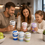Складана силіконова склянка Collapsible Coffee Cup з кришкою 350 мл — фото 2
