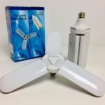 Світлодіодна лампа Fan Blade Led 45W E27 потрійна у формі вентилятора — фото 3