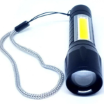 Світлодіодний ліхтарик Bailong Police COB USB BL-511 BL-515 BL-513 у пластиковому чохлі — фото 4