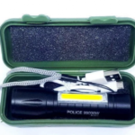 Світлодіодний ліхтарик Bailong Police COB USB BL-511 BL-515 BL-513 у пластиковому чохлі — фото 5