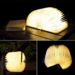 Світильник-книга, нічник книжка VHG Foldable Book Lamp Brown — фото 4