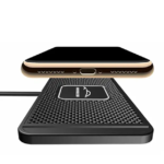 Силіконовий килимок в авто зі швидкою бездротовою зарядкою Car Wireless Pad C1 15W — фото 5