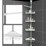 Кутова полиця для ванної кімнати Multi Corner Shelf, металева — фото 4