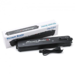Вакууматор Vacuum Sealer вакуумний пакувальник для їжі, побутовий вакууматор чорний — фото 2