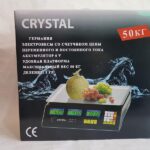 Ваги Crystal 50 kg електронні настільні ваги з калькулятором торговi — фото 3