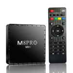 Ігрова андроїд ТВ приставка з Android TV + 2 джойстики M8PRO Mini ретро консоль PS1, Dendy — фото 2