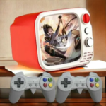 Ігрова портативна консоль H7 Mini TV РЕТРО з монітором 3.5" + два джойстики (740 ігор) — фото 3