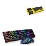 Ігровий комплект клавіатура та миша навушники килимок 4в1 Linmoni TF-400 Kit з RGB — фото 2