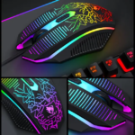 Ігровий комплект клавіатура та миша навушники килимок 4в1 Linmoni TF-400 Kit з RGB — фото 4